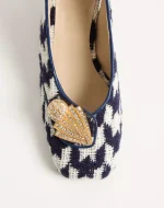 Valentino Adamantine Slingback Pumps In Tweed 60Mm - Image 3
